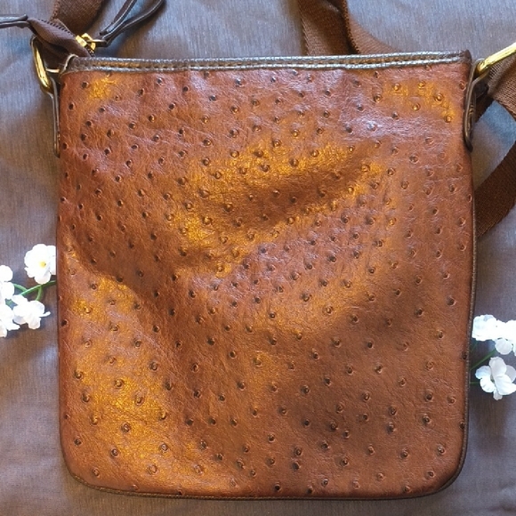 U.S. Polo Assn. Brown and Gold Crossbody Bag - Picture 4 of 6